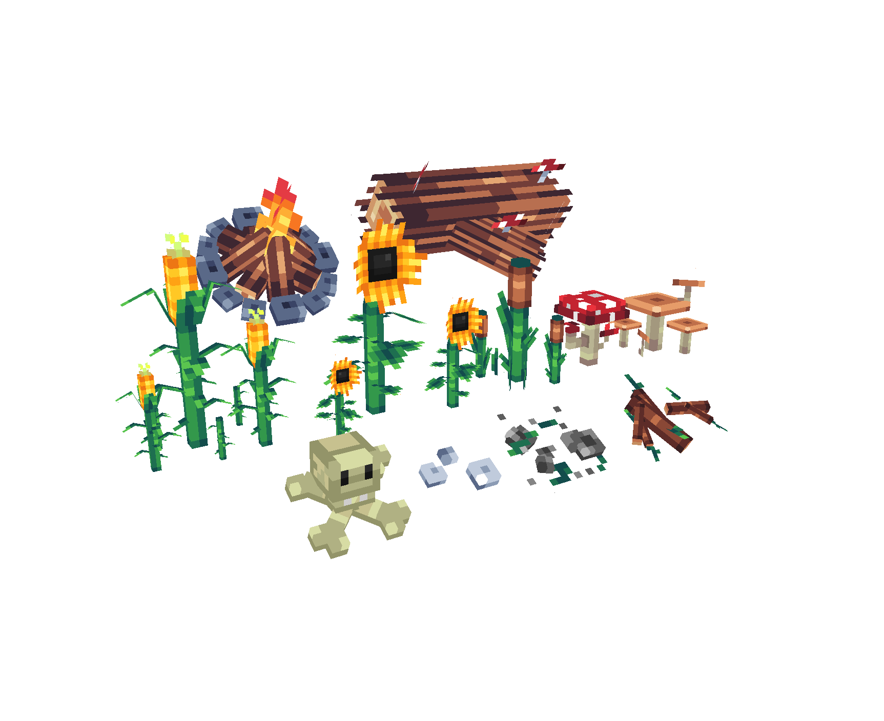 Shrubbery pack full set